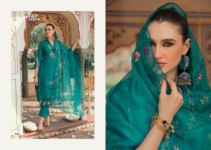 Leyla Ladyleela Mul Chanderi Readymade Pant Style Suits Wholesale