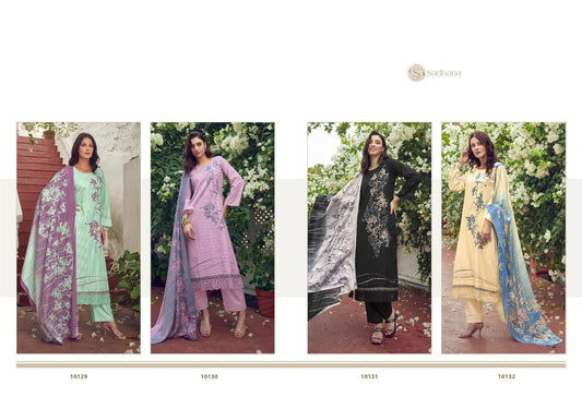 Lffat Sadhana Lawn Cotton Plazzo Style Suits
