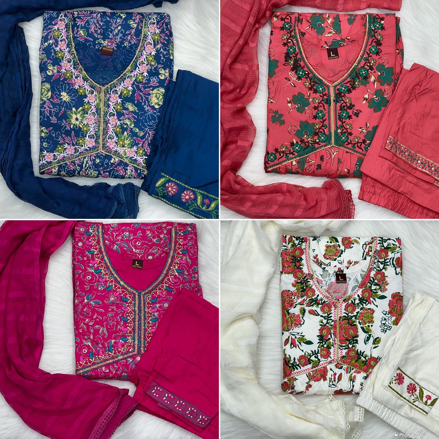 लिबास ब्लूहिल्स रेयॉन 14 किलो रेडीमेड पैंट स्टाइल सूट