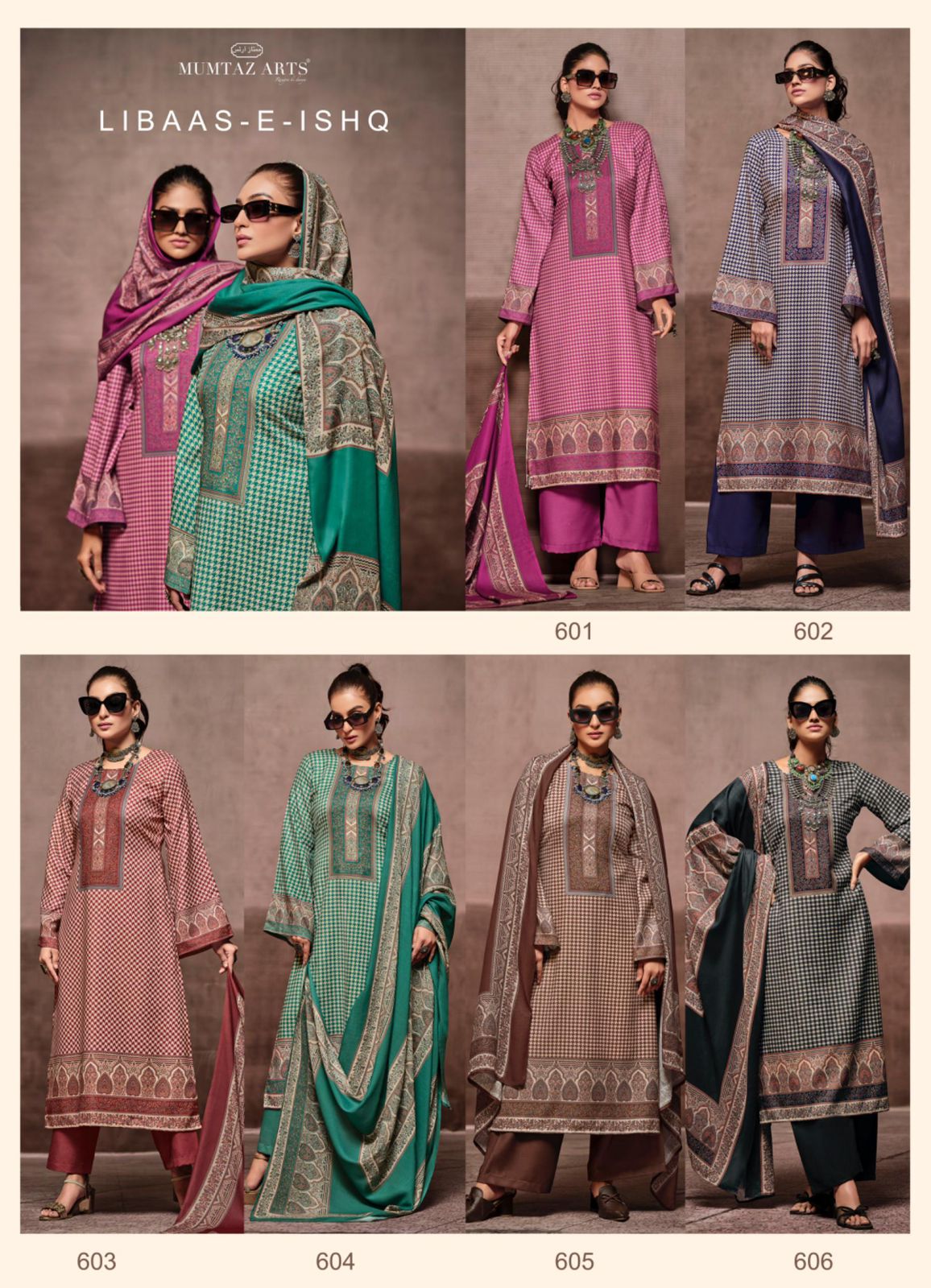 Libaas E Ishq Mumtaz Arts Viscose Pashmina Suits Wholesale