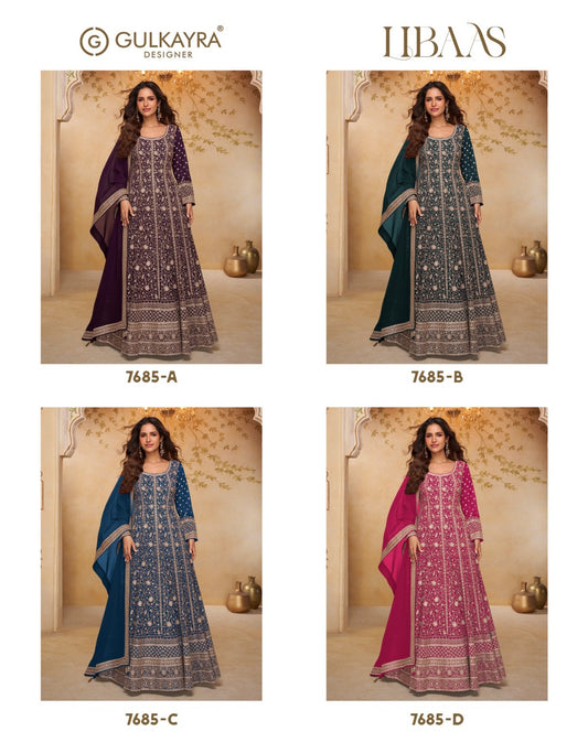 Libaas Gulkayra Designer Georgette Readymade Suits Exporter Gujarat