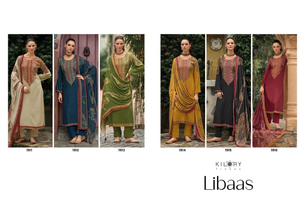 Libaas Kilory Pashmina Suits Exporter Ahmedabad