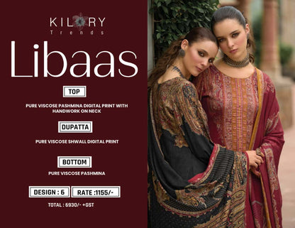 Libaas Kilory Pashmina Suits Exporter Ahmedabad