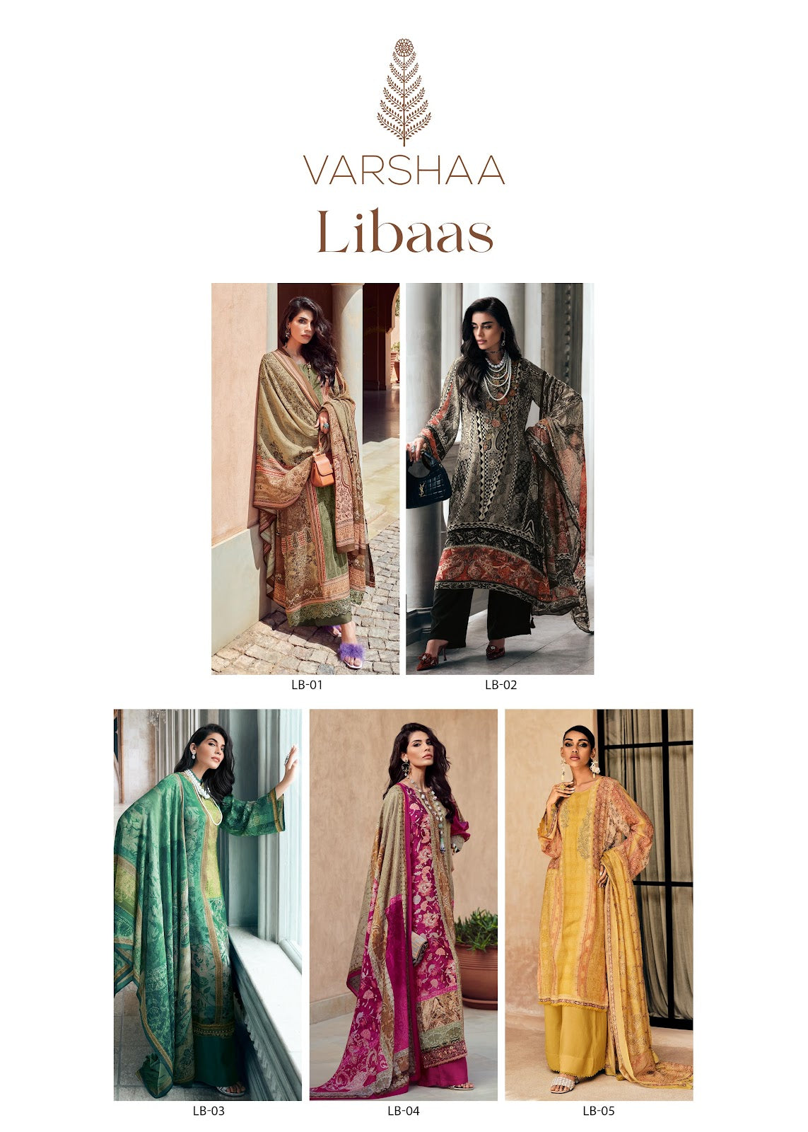 Libaas Varsha Fashions Crepe Pant Style Suits Wholesaler India