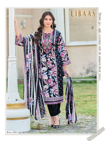 Libaas Vol 11 Ganesha Cotton Karachi Salwar Suits Exporter Gujarat