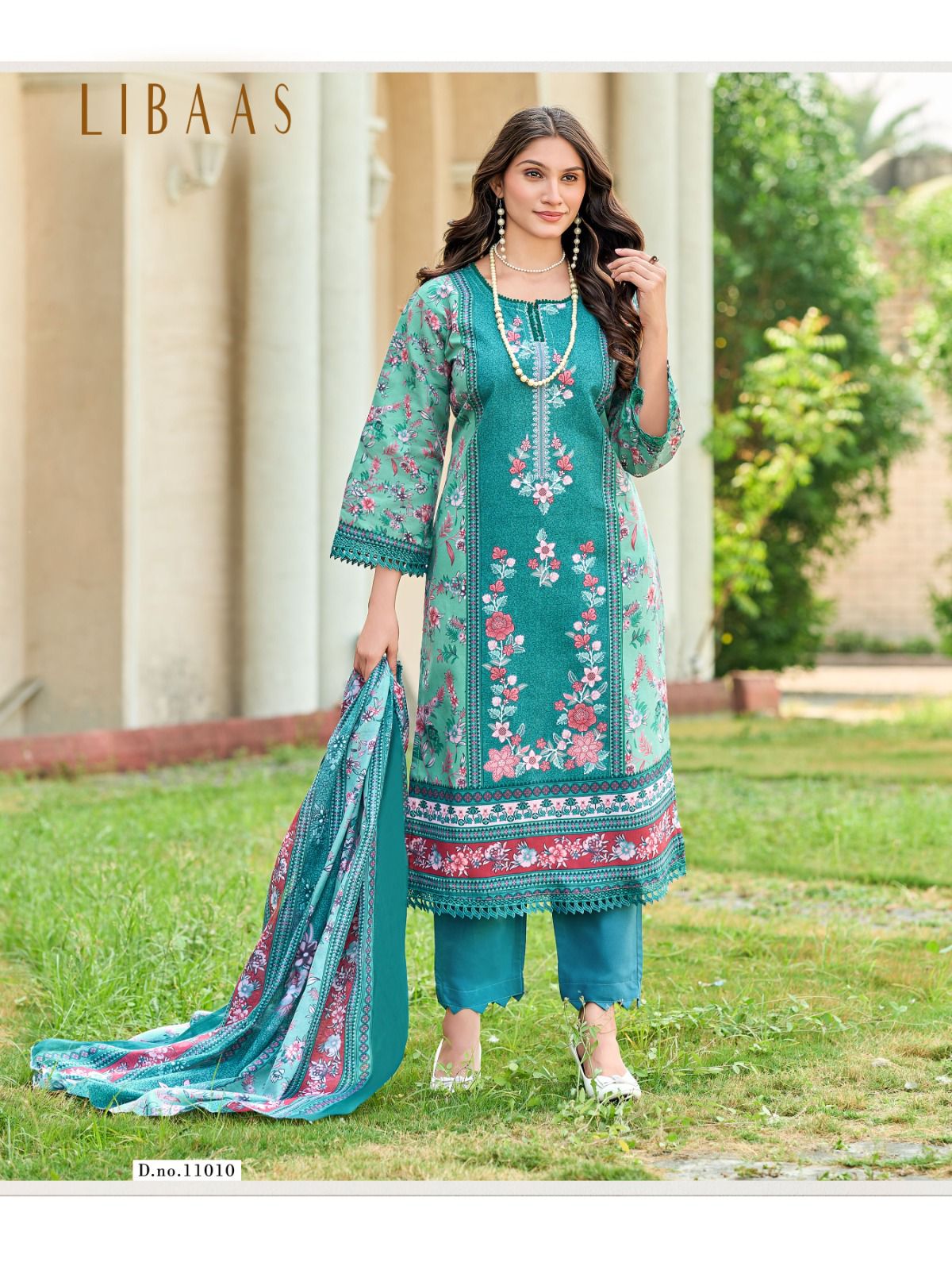 Libaas Vol 11 Ganesha Cotton Karachi Salwar Suits Exporter Gujarat