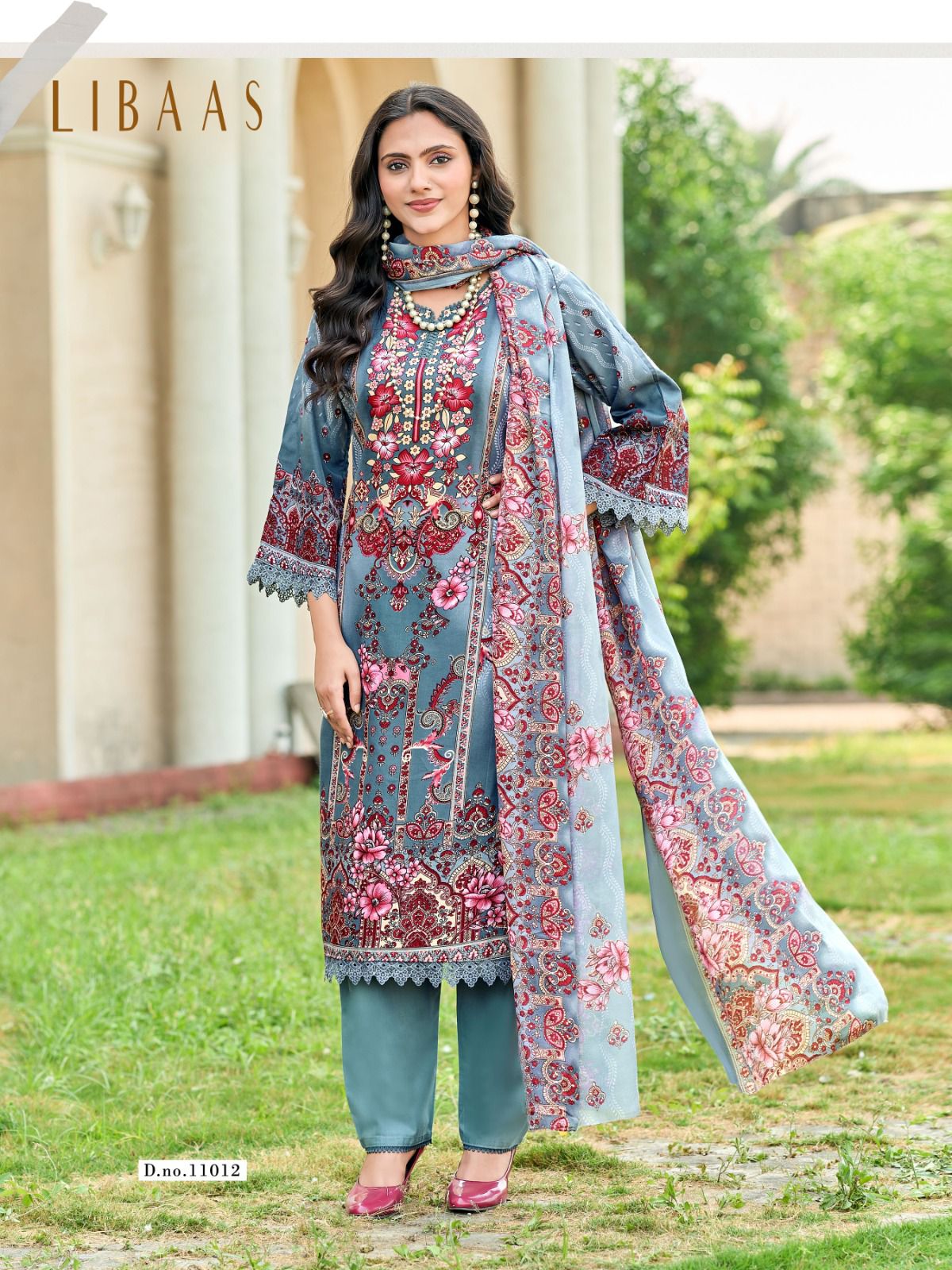 Libaas Vol 11 Ganesha Cotton Karachi Salwar Suits Exporter Gujarat