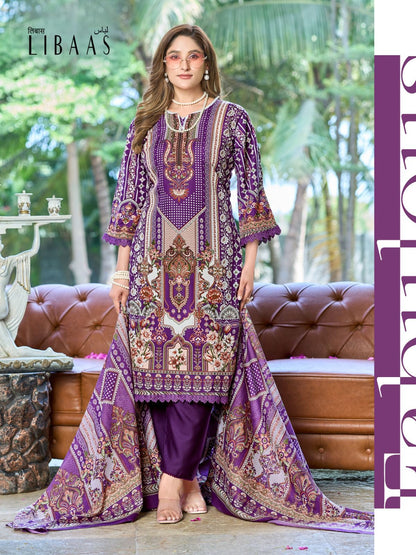 Libaas Vol 12 Ganesha Cotton Karachi Salwar Suits Exporter India
