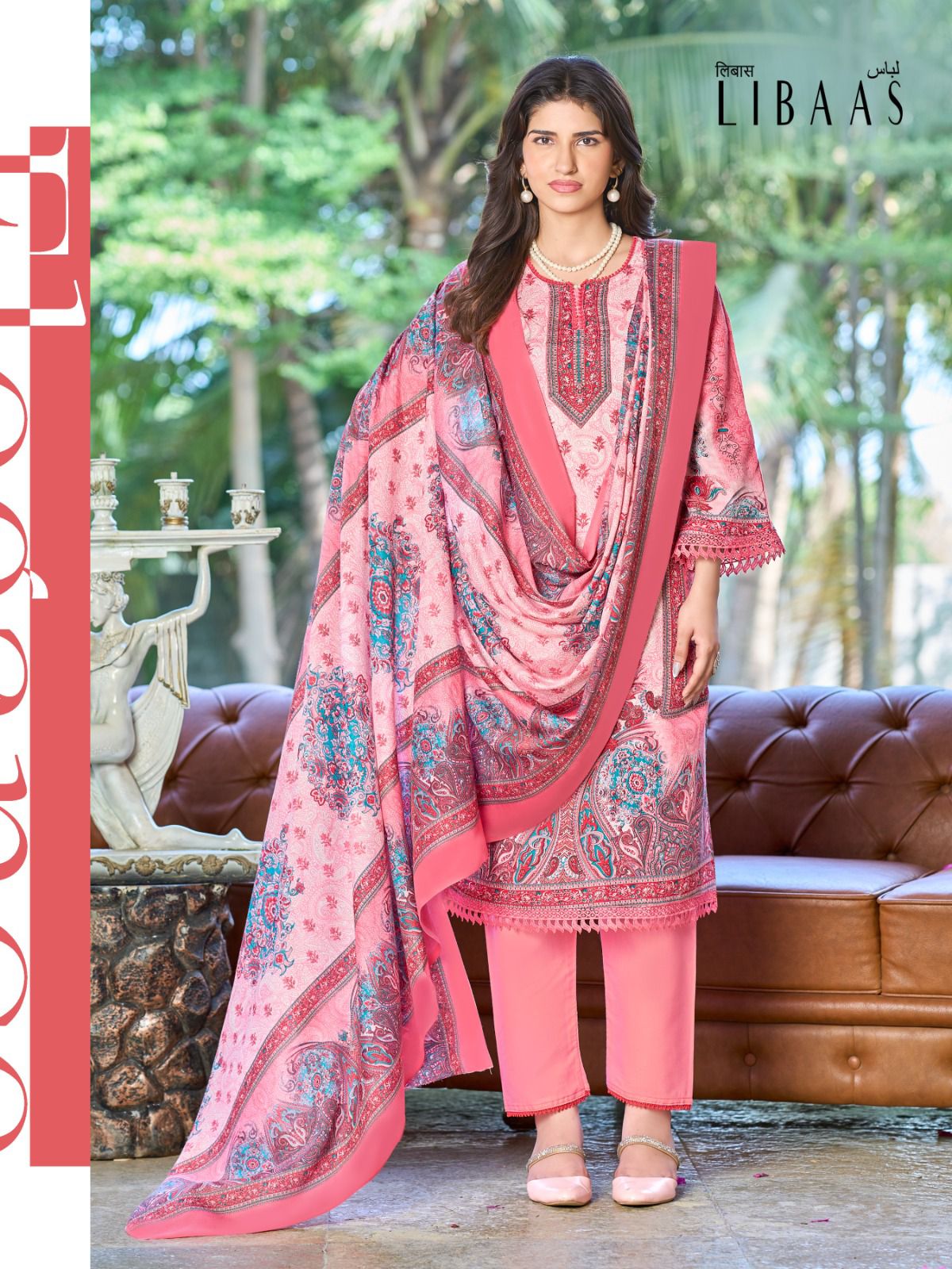 Libaas Vol 12 Ganesha Cotton Karachi Salwar Suits Exporter India