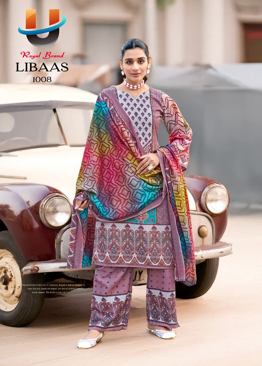 Libaas Vol 1 Royal Brand Cotton Karachi Salwar Suits Wholesaler