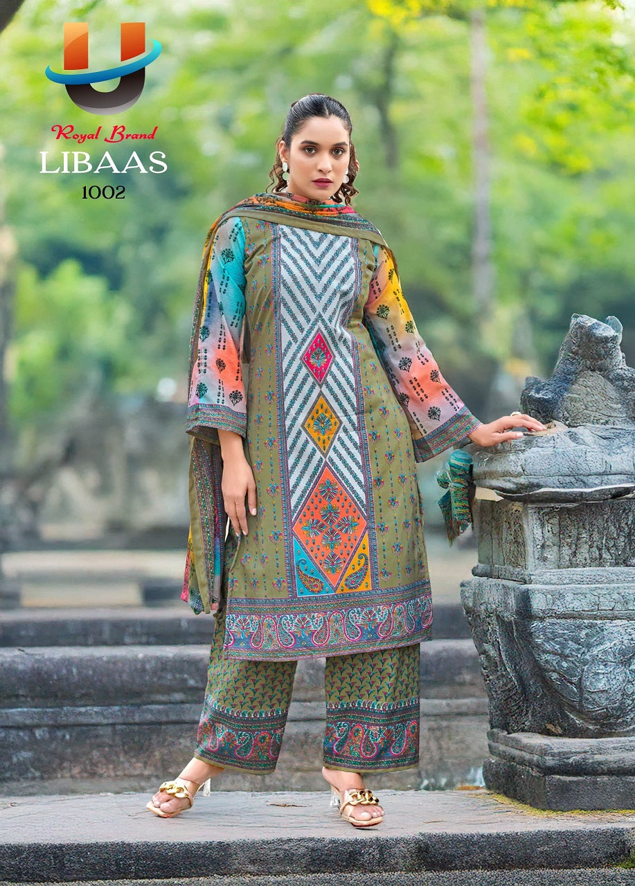 Libaas Vol 1 Royal Brand Cotton Karachi Salwar Suits Wholesaler