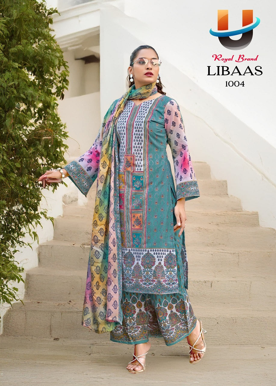 Libaas Vol 1 Royal Brand Cotton Karachi Salwar Suits Wholesaler