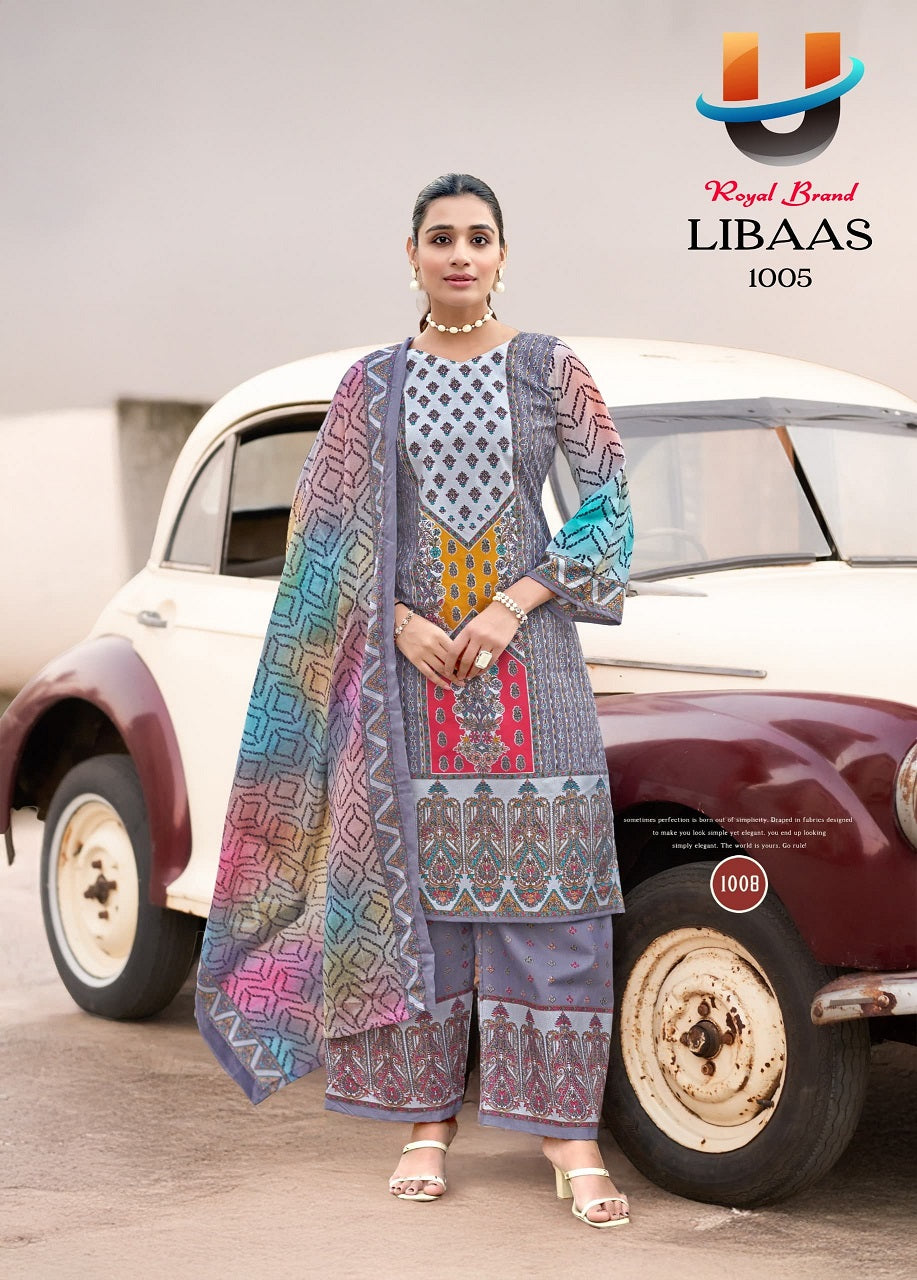 Libaas Vol 1 Royal Brand Cotton Karachi Salwar Suits Wholesaler