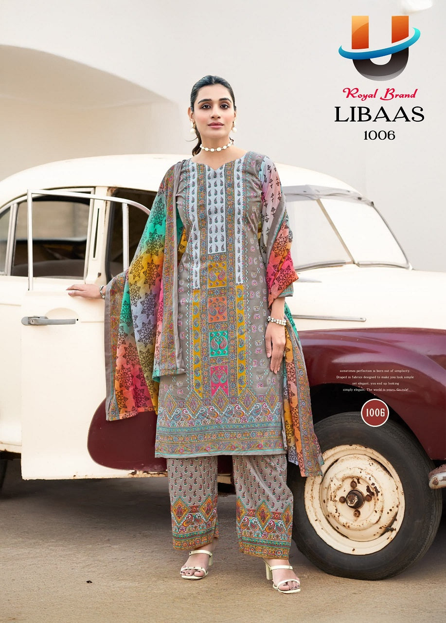 Libaas Vol 1 Royal Brand Cotton Karachi Salwar Suits Wholesaler