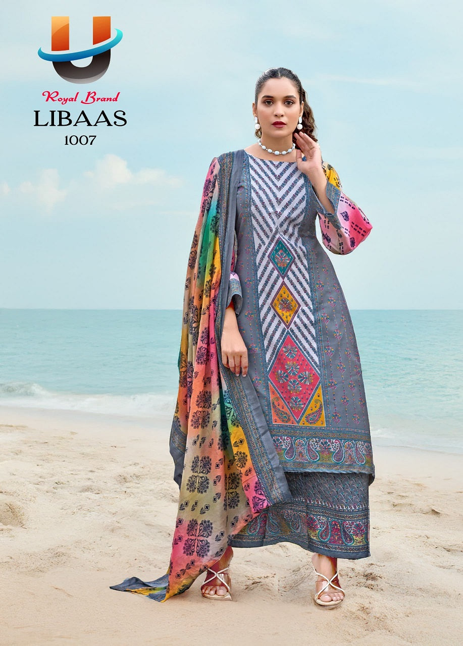 Libaas Vol 1 Royal Brand Cotton Karachi Salwar Suits Wholesaler