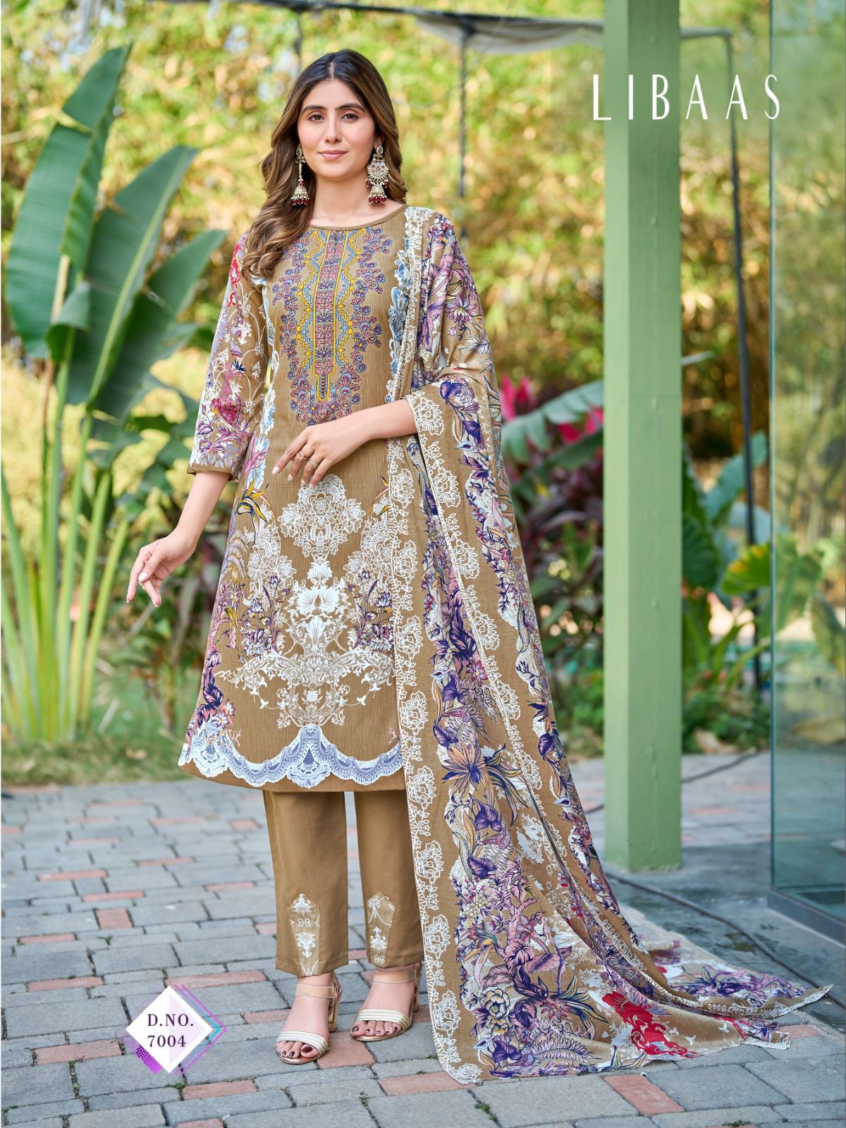 Libaas Vol 7 Ganesha Cotton Karachi Salwar Suits Manufacturer Gujarat