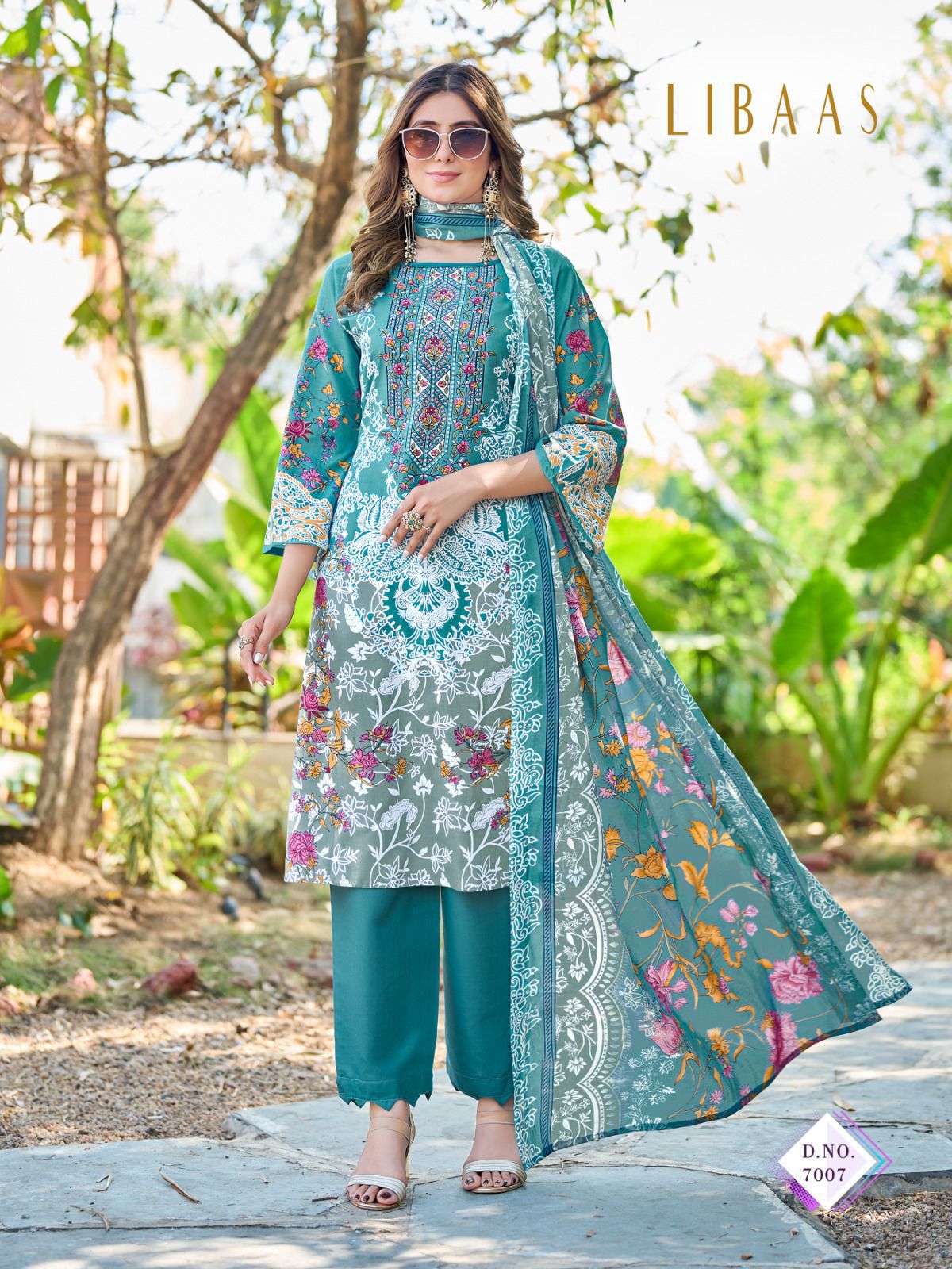 Libaas Vol 7 Ganesha Cotton Karachi Salwar Suits Manufacturer Gujarat