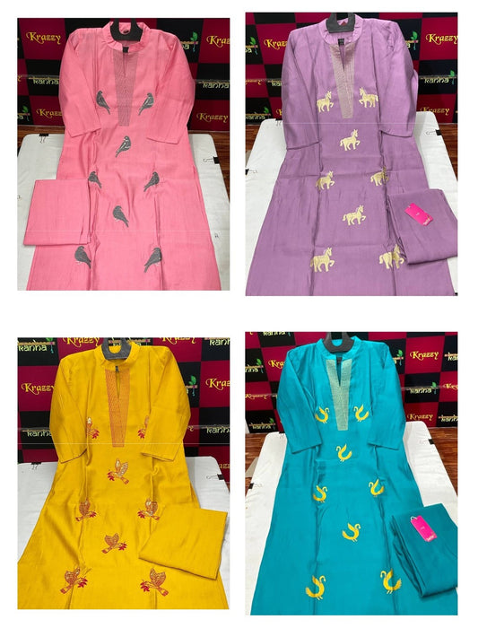 Libas Kanha Vatican Kurti Pant Set Exporter Gujarat