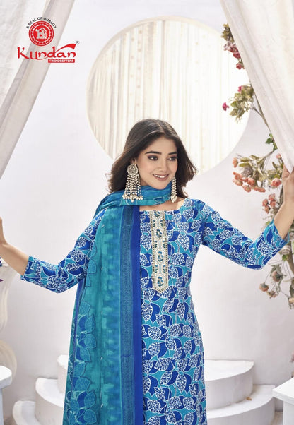 Libas Vol 1 Kundan Readymade Cotton Pant Suits Exporter Ahmedabad
