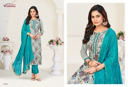 Libbas Vol 2 Vishnu Impex Georgette Pant Style Suits Wholesaler India