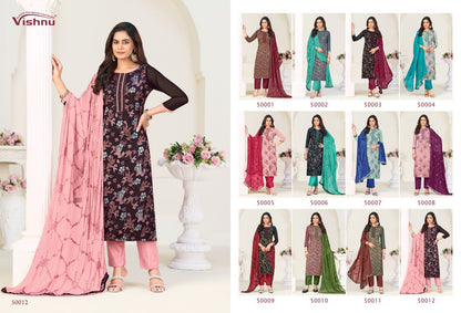 Libbas Vol 2 Vishnu Impex Georgette Pant Style Suits Wholesaler India