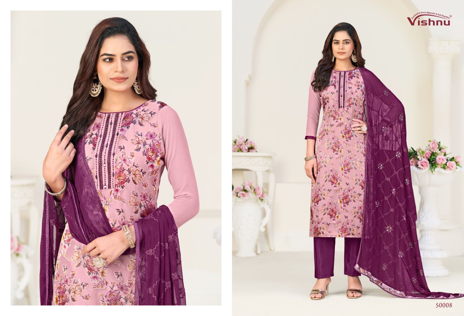 Libbas Vol 2 Vishnu Impex Georgette Pant Style Suits Wholesaler India