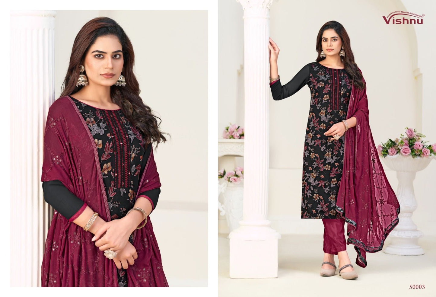 Libbas Vol 2 Vishnu Impex Georgette Pant Style Suits Wholesaler India
