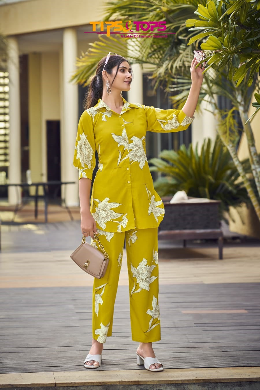 Lifestyle Tips Tops Reyon Co Ord Set Wholesaler Gujarat