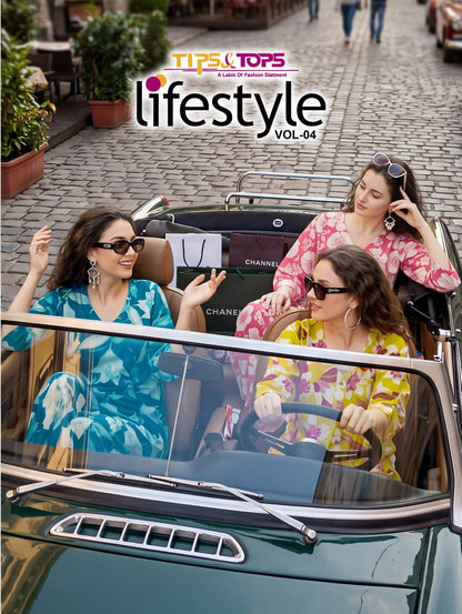 Lifestyle Vol 4 Tips Tops Reyon Co Ord Set Wholesaler India