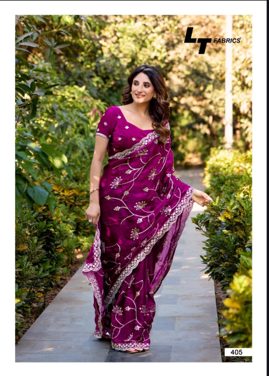 Lightning Vol 4 Lt Fabrics Malai Silk Sarees Manufacturer India