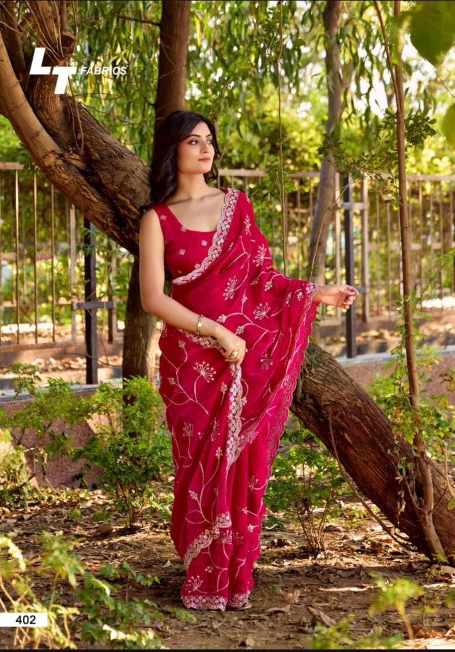 Lightning Vol 4 Lt Fabrics Malai Silk Sarees Manufacturer India