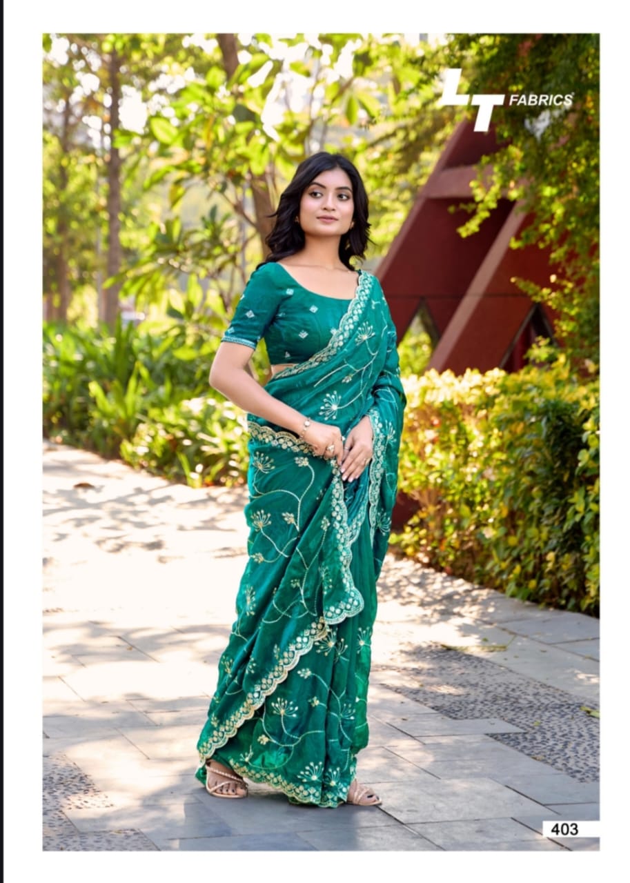 Lightning Vol 4 Lt Fabrics Malai Silk Sarees Manufacturer India