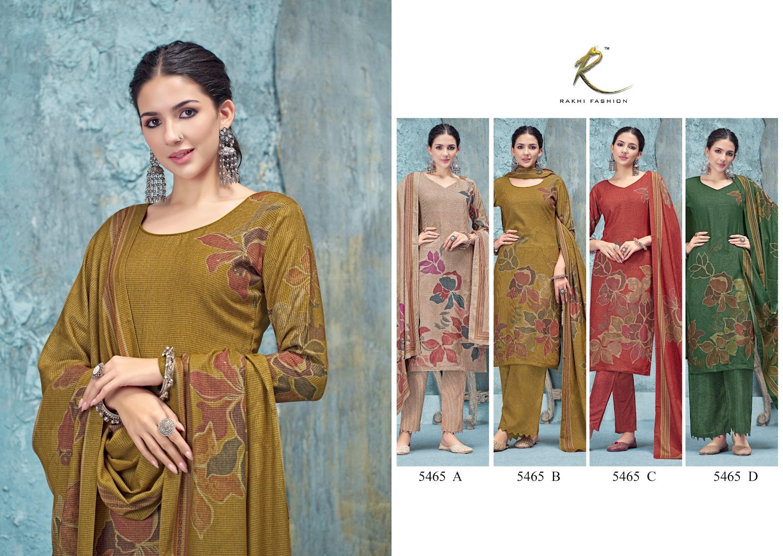 Lihaaz Rakhi Fashion Pure Viscose Pashmina Suits Exporter