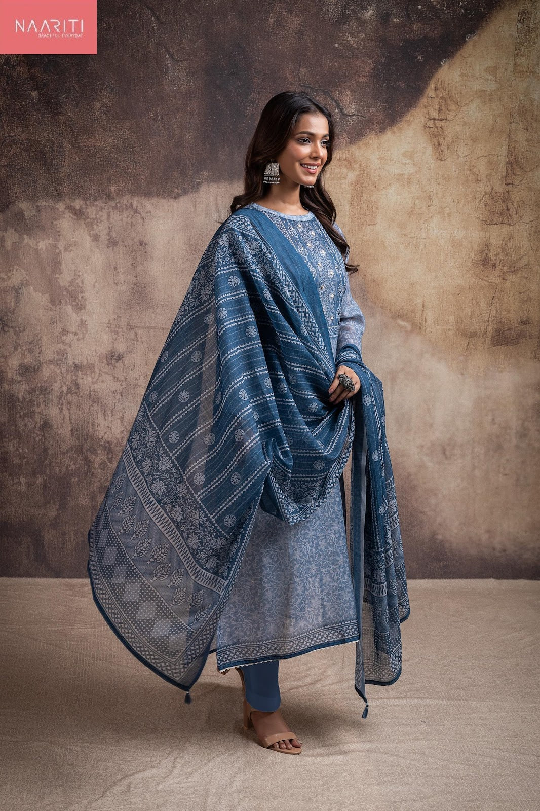Lila 5566 Naariti Linen Pant Style Suits Supplier India