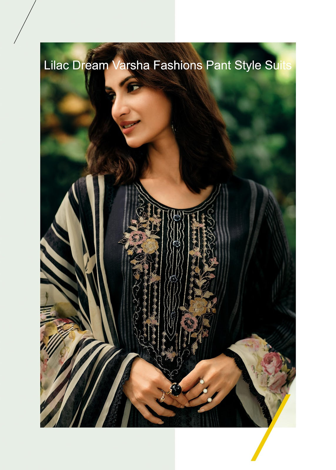 Lilac Dream Varsha Fashions Viscose Muslin Pant Style Suits Wholesale Price