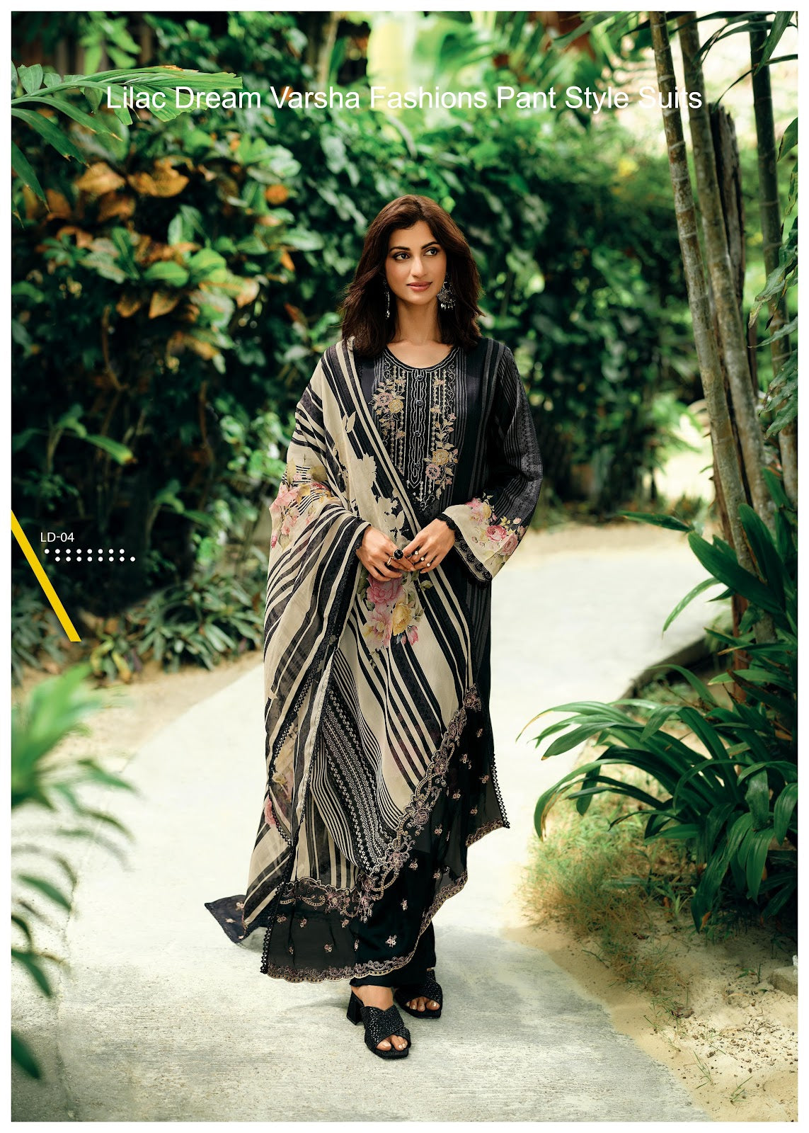 Lilac Dream Varsha Fashions Viscose Muslin Pant Style Suits Wholesale Price