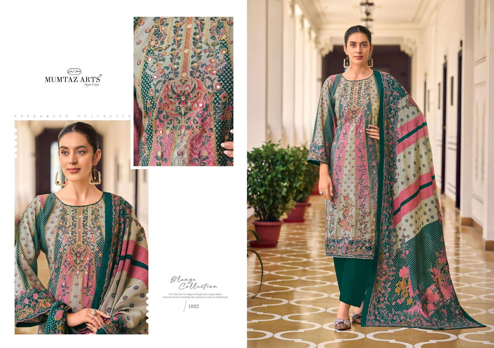 Lilly Petals Mumtaz Arts Modal Silk Karachi Salwar Suits Wholesale Rate
