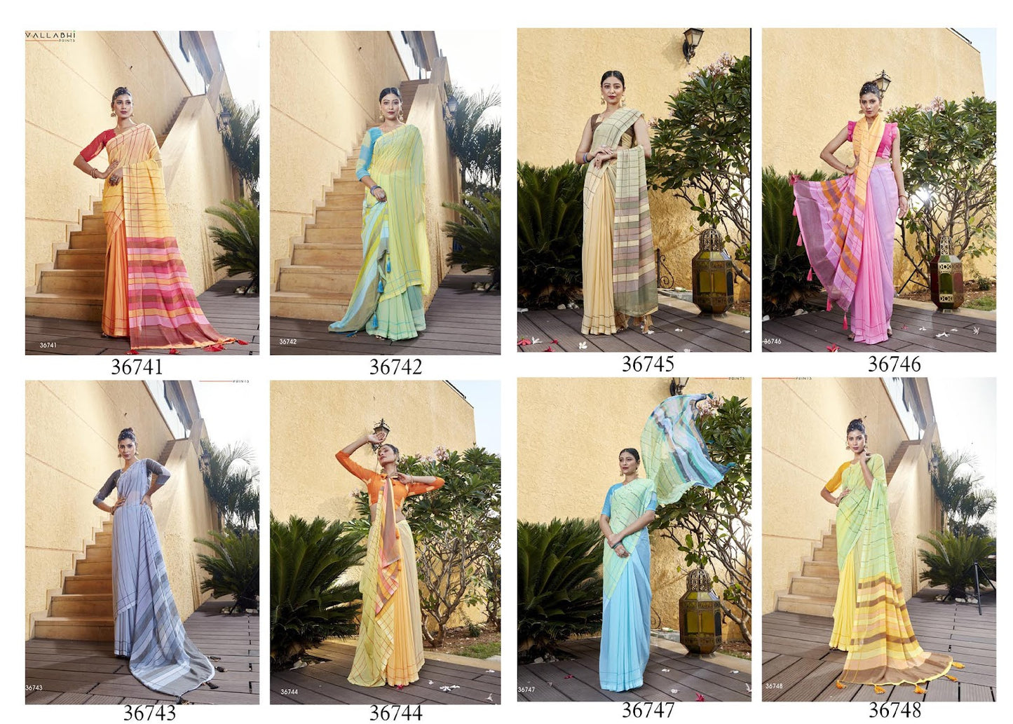 Lilly Vol 4 Vallabhi Prints Georgette Sarees Supplier Gujarat