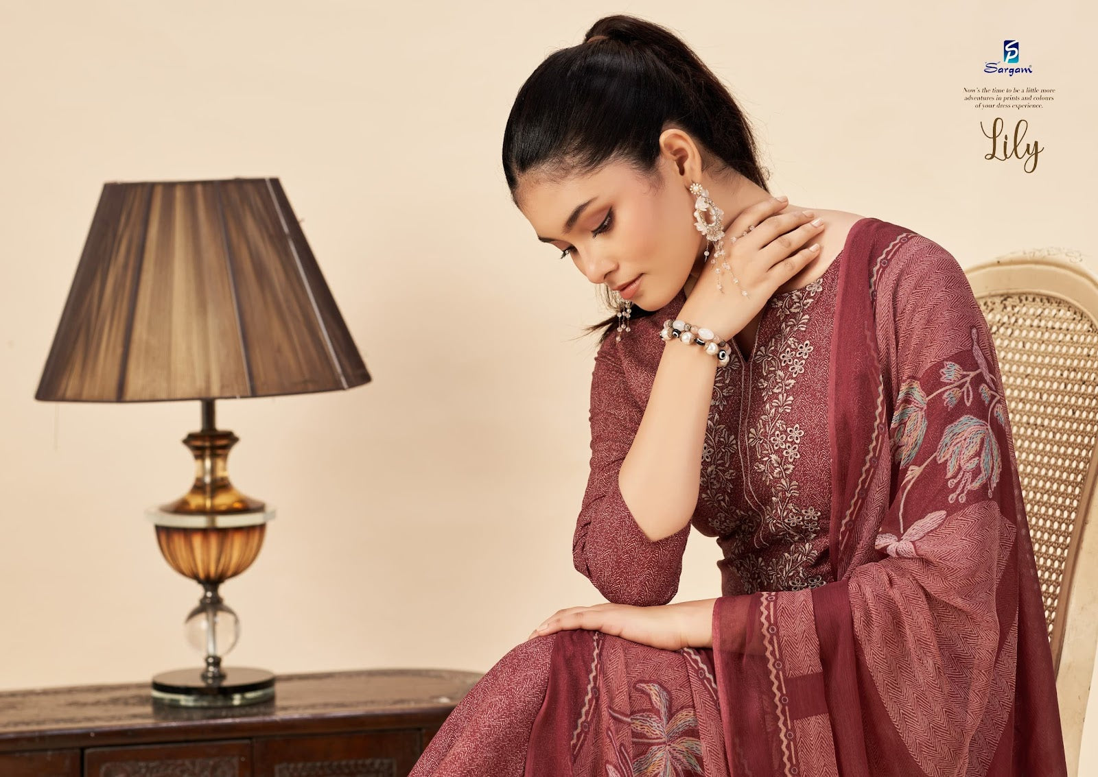 Lily Sargam Prints Pure Lawn Pant Style Suits Manufacturer Gujarat