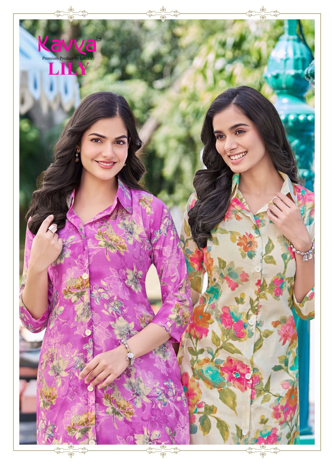Lily Vol 5 Kavya Chanderi Co Ord Set Manufacturer Ahmedabad