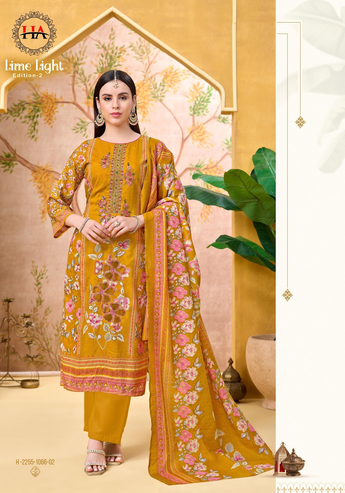 Lime Light Edition 2 Harshit Fashion Viscose Reyon Karachi Salwar Suits Wholesale Price