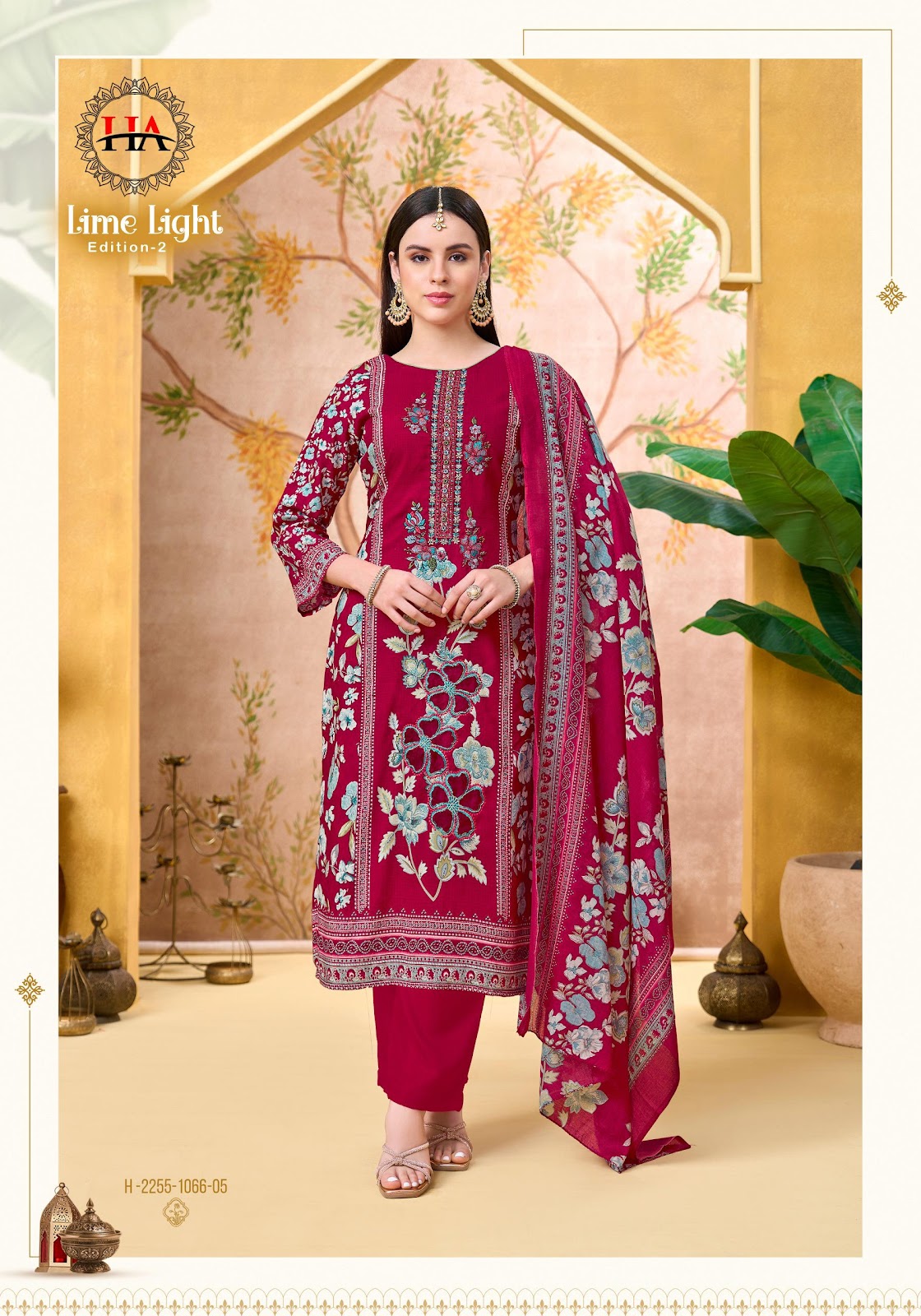 Lime Light Edition 2 Harshit Fashion Viscose Reyon Karachi Salwar Suits Wholesale Price
