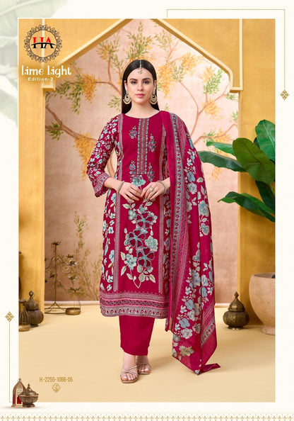 Lime Light Edition 2 Harshit Fashion Viscose Reyon Karachi Salwar Suits Wholesale Price
