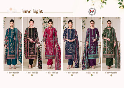 Lime Light Edition 3 Harshit Fashion Viscose Reyon Karachi Salwar Suits Exporter Gujarat