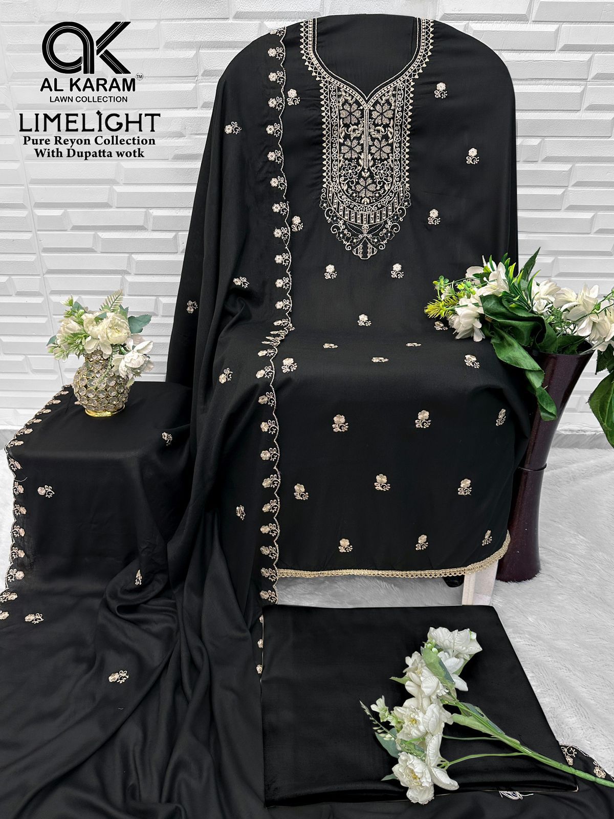 Limelight Al Karam Rayon Karachi Salwar Suits Wholesaler Ahmedabad