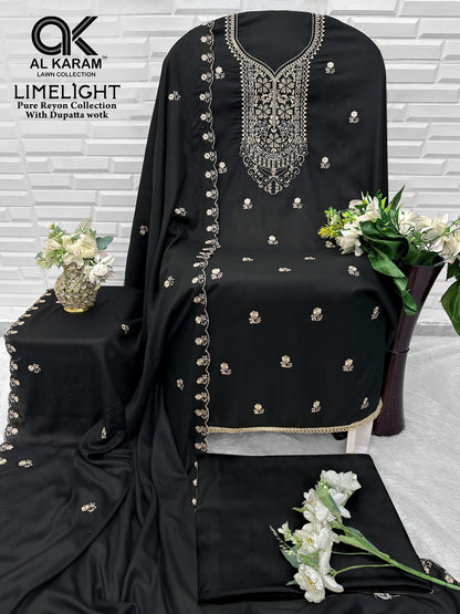 Limelight Al Karam Rayon Karachi Salwar Suits Wholesaler Ahmedabad
