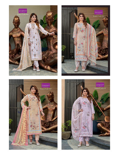 Linen Craft Rangmaya Readymade Pant Style Suits Wholesaler India