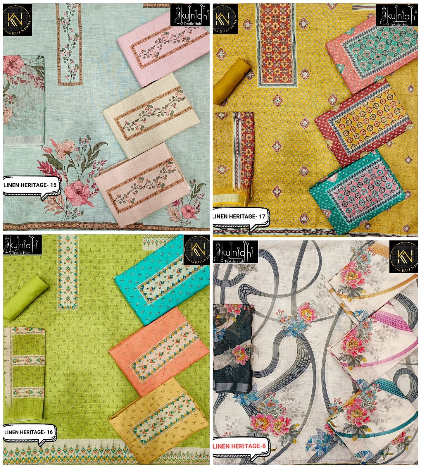 Linen Heritage Kulnidhi Salwar Suits Manufacturer Ahmedabad