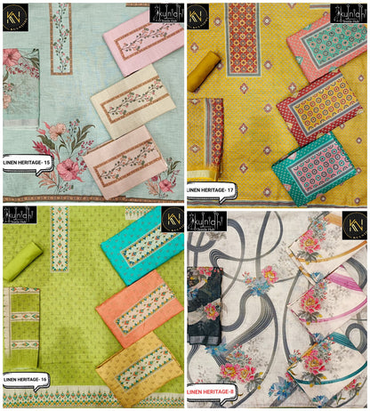 Linen Heritage Kulnidhi Salwar Suits Manufacturer Ahmedabad