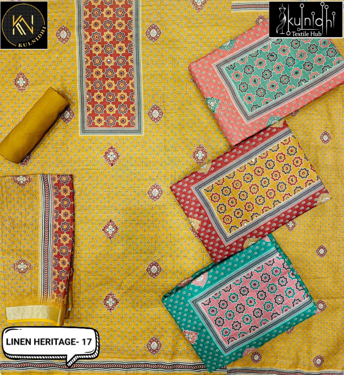 Linen Heritage Kulnidhi Salwar Suits Manufacturer Ahmedabad